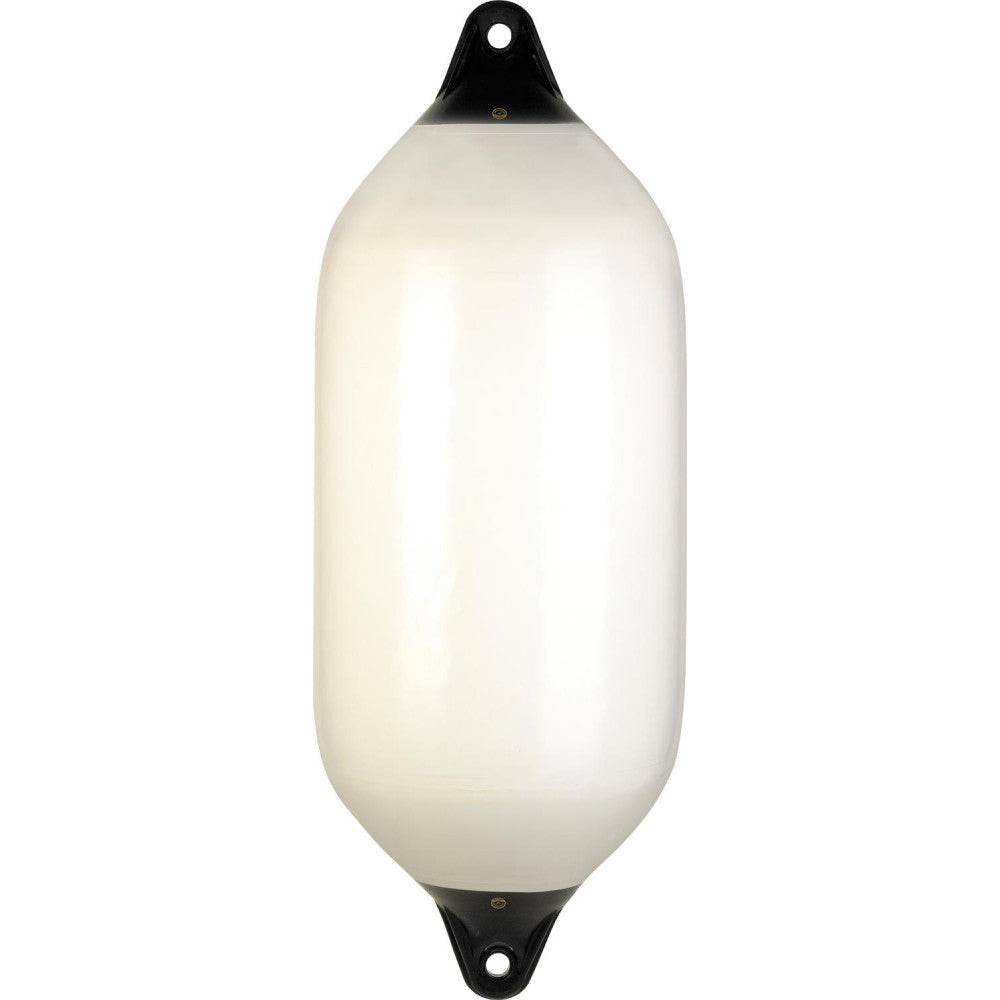 Dan-Fender White Cylindrical Fender for > 61' Boats (550mm x 1465mm)  895021 - ChasNewensMarine