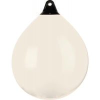 Dan-Fender White Balloon Fender for > 61' Boats (965mm OD x 1240mm)  895032 - ChasNewensMarine