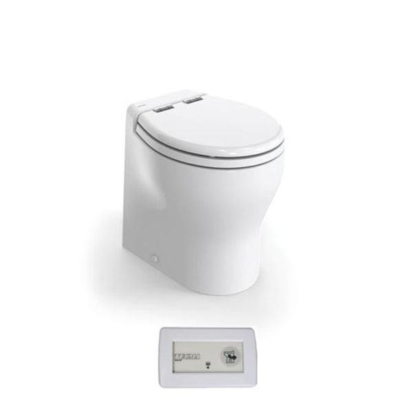 Tecma Elegance 2G Hi Toilet S/System 1 Switch 12V - ChasNewensMarine