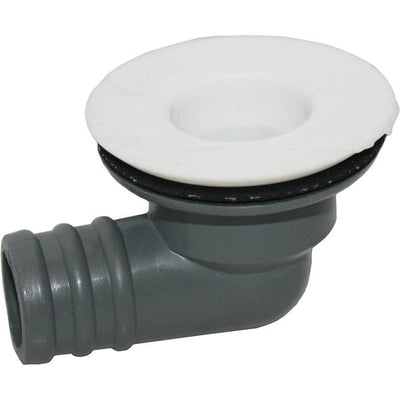 DLS Plastic Top Sink Waste Right Angle 3/4
