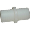 AG Plastic Straight Connector 1-1/4" Hose Packaged