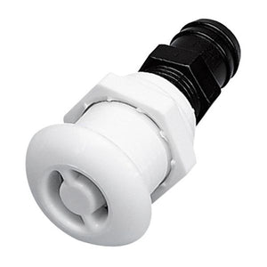 Can Round White Plastic Tank Vent 25mm Hose - ChasNewensMarine