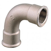 90° bend F-F     Nickel-plated brass