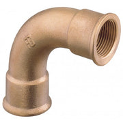 90° bend F-F     Yellow brass