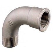 90° bend M-F     Nickel-plated brass