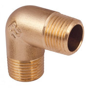 90° elbow M-M     Yellow brass
