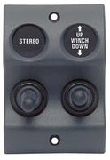 BEP 900-2WPMOM 900-2WPMOM - 2 Way Spray Proof Switch panel with momentary switches