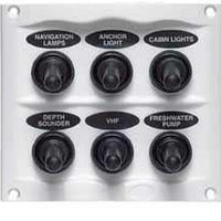 BEP 900-6WP Waterproof Panel with 6 Switches