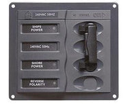 BEP 900-ACCH AC Circuit Breaker Panel without Meters, 2DP AC230V Stainless Steel