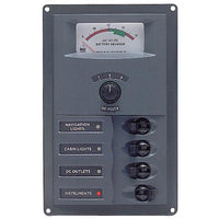 BEP 900V-DCSM DC Circuit Breaker Panel with Digital Meter, 4 Loads