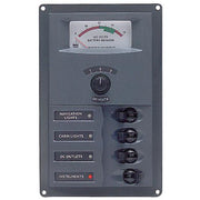 BEP 900-AM DC Circuit Breaker Panel with Analog Meter, 4 Loads