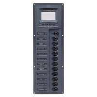 BEP 902V-DCSM DC Circuit Breaker Panel with Digital Meter, 12 Loads