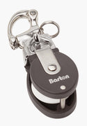 Small Snatch Block + Stainless Steel Snap - ChasNewensMarine