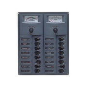BEP 904-AM DC Circuit Breaker Panel with Analog Meter, 16 Loads