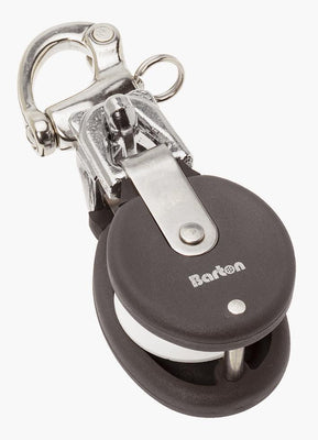 Medium Snatch Block + Stainless Steel Snap - ChasNewensMarine