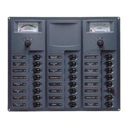 BEP 905-AM DC Circuit Breaker Panel with Analog Meter, 24 Loads