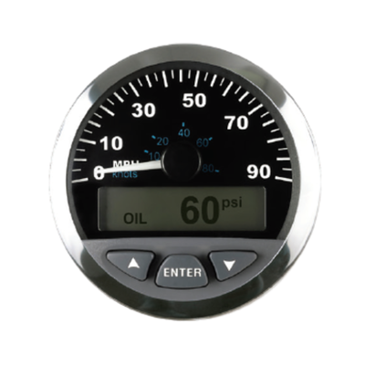 Speedometer with LCD