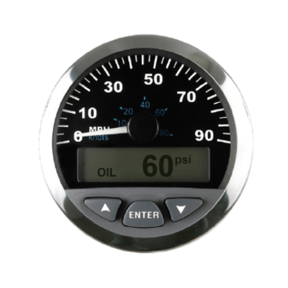 Speedometer with LCD