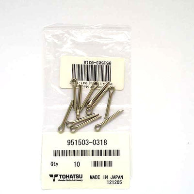 951503-0318   SPLIT PIN (SI)  - Genuine Tohatsu Spares & Parts