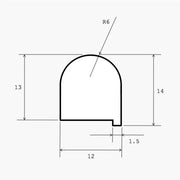 Gasket for Cristal + Opal Hatch "12.12"