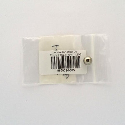 965002-0803   STEEL BALL 3/8  - Genuine Tohatsu Spares & Parts - this part also supersedes 9650-2-0803