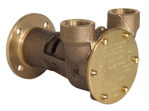 ¾" bronze pump, 40-size, flange mounted with BSP threaded ports Standard on Hawker Siddeley Lister engines - Jabsco 9970-200