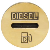 Cap to Suit 1 1/2" Ital Filler Diesel in Brass - TAPPO.70D.38.L