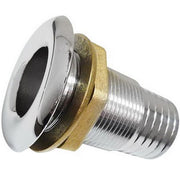 Skin Fitting 1-1/4" BSP x 1-1/2" Hose Tail Chrome - 601G.C 1.1/4x1.1/2 C