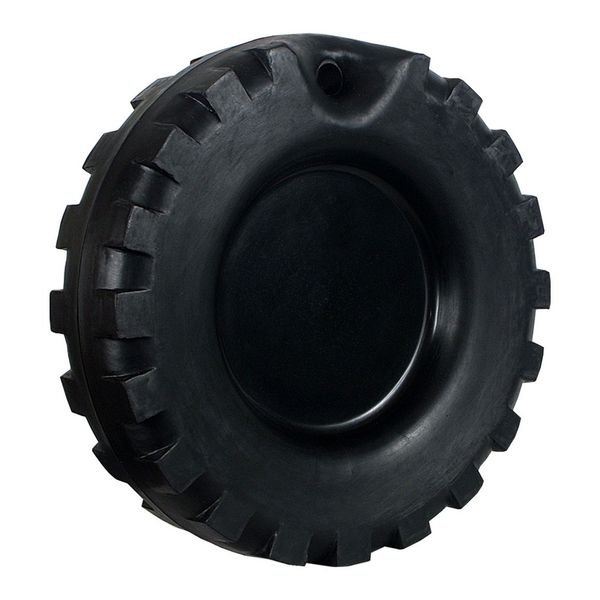 Tyre Wheel Style PVC Fender Black - AF-184