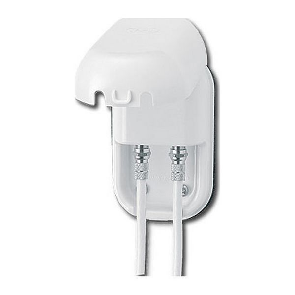 Maxview Twin Weatherproof Satellite TV Socket with 'F' Connector