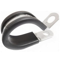 Rubber Lined P Clip 25mm Stainless Steel (304) - JPC025SS