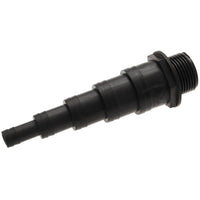 Hose Adaptor 1-1/2" to 1/2" Black Plastic - 1.1/2" GLUE FIT