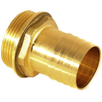Hose Tail Connector 1-1/2" BSP Male x 1-1/2" Hose Tail Brass - 716H.38