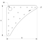 Allen 152 x 152mm Mainsail Headboard