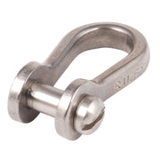 Allen Strip Forged SS Slotted Pin Narrow D shackle