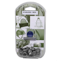 Press Stud Material to Wood Stainless Steel - BPS850-3R00