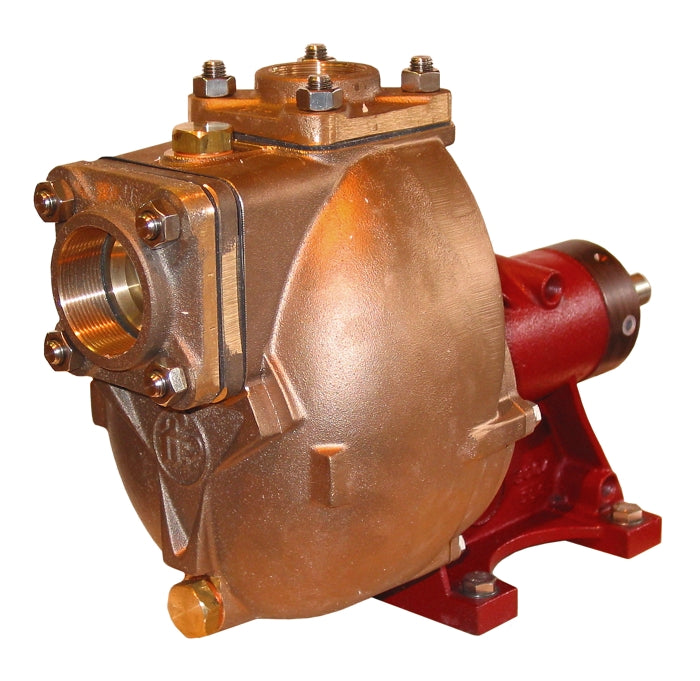 1½" Bronze Self-priming Centrifugal Pump Bare shaft, Anti-clockwise rotation (when viewed from shaft end). Manual clutch option available. -  AM40S