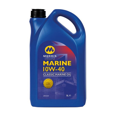 Morris Marine SAE 10W/40 Multigrade Oil 5 Litre (Each)