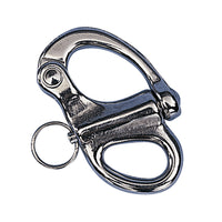 Fixed Snap Shackle AISI316 L52mm, 12mm Gap, 9mm Eye