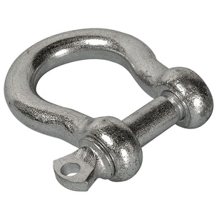 Bow Shackle HD Galvanised 5mm L20mm with 10-14mm gap 5mm pin - ChasNewensMarine