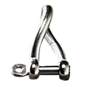 Twisted Shackle AISI316 6mm L36mm with 12mm gap 6mm pin - ChasNewensMarine