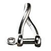 Twisted Shackle AISI316 10mm L60mm with 20mm gap 10mm pin - ChasNewensMarine