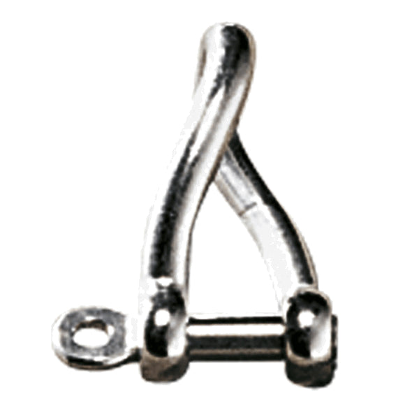 Twisted Shackle AISI316 10mm L60mm with 20mm gap 10mm pin - ChasNewensMarine