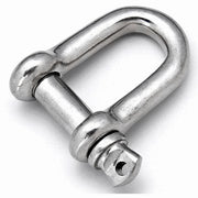 D Shackle AISI316 Stainless Steel 12mm L51mm with 25mm gap 12mm pin