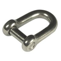 Shackles With Sink Pin AISI316 6mm L24mm With 12mm Gap 6mm Pin - ChasNewensMarine