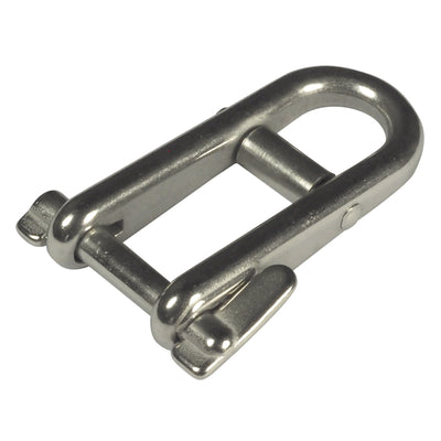 Shackle With Bar And Double Captive Pin AISI316 L39mm With 12.5mm Gap 5mm Pin - ChasNewensMarine