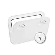 Mid Line Hatch With Lock 355 x 600mm White