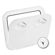 Mid Line Hatch With Lock 380 x 380mm White