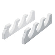 Storage Rack for 3 Fishing Rods White