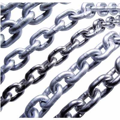Chain Stainless Steel 8mm x 30m Grade 4 Calibrated - Plastic Drum